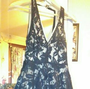 Little black lace Cotton and nylon dress